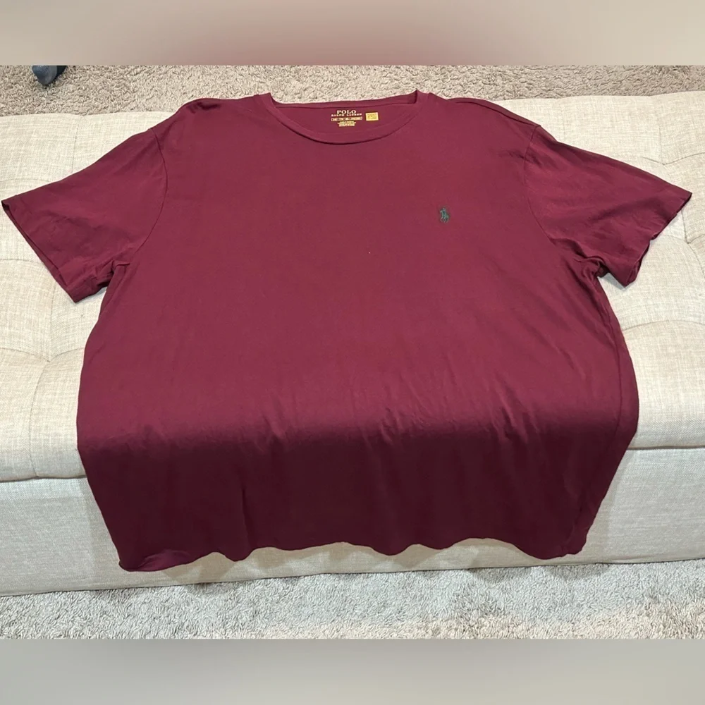 Polo Ralph Lauren Big & Tall Jersey Short Sleeve T-Shirt - Size 1XB, EUC